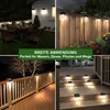 2 Stück LED Solar Zaunlicht Wandleuchte Außen Solarlampe 2 Produktbild-Vorschau 3
