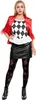 Harlekin Top - Clown Halloween Kostüm Damen Größe: XS-S Produktbild-Vorschau 6
