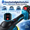 21V Akku-Poliermaschine 150mm Exzenter, 8 Stufen, 2×2,0Ah Produktbild-Vorschau 3