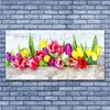 Glasbilder 140x70 Wandbild Druck auf Glas Tulpen Pflanzen Produktbild-Vorschau 2