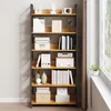 Hoher Bücherregal Schrank Loft Metallrahmen Industrieller Produktbild-Vorschau 4