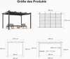 PURPLE LEAF Aluminium Pergola 2.8 x 4 m Wasserdicht Stabil Produktbild-Vorschau 7