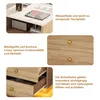 INONEFT, ensemble de 2 tables de chevet, table de nuit avec Voir les images du produit 7