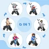 HOMCOM 6-in-1 Dreirad mit Schubstange, Kinderdreirad mit Produktbild-Vorschau 5