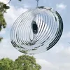 3D Metall Wind Spinner Rotierend Flieend-Lichteffekt Design Produktbild-Vorschau 1