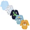 TupTam Jungen Baby Body Langarm Unifarben 5er Pack, Farbe: Produktbild-Vorschau 1