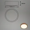 BRILONER -Plafonnier LED, plafonnier en bois, lumière Voir les images du produit 5