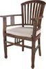 SIT Möbel Stuhlkissen | Bezug Canvas beige | mit Bändern | Produktbild-Vorschau 2