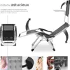 Chaise longue pliable CLOUD II avec pare-soleil - gris Voir les images du produit 3