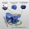 Schraubstock parallel 360° drehbar mit Amboss für Werkbank Produktbild-Vorschau 4