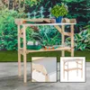 HI Pflanztisch aus Holz 82x38x78 cm Produktbild-Vorschau 8