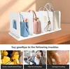 Étagère à sacs à main blanche. Étagère avec 5 Voir les images du produit 5