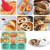 Backform Brötchen Silikon, Baguette Brotbackform mit 9 Produktbild-Vorschau 5