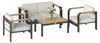 Outsunny Gartenmöbel Set Aluminium Sitzgruppe für 4 Produktbild-Vorschau 1