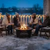Miska ogniowa Relaxdays, średnica miski 55 cm, z osłoną Podgląd zdjęcia produktu 3