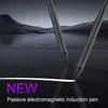 Two black stylus pens are shown in a dark, reflective environment with a stylized landscape in the background. A white line is drawn in the foreground, and the word "NEW" is displayed in purple and pink. Podgląd zdjęcia produktu