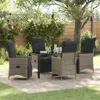 "2026 Promotion" Garten Essgruppe mit Kissen - 5 pcs - Grau Produktbild-Vorschau 1