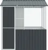 vidaXL Klatka dla ptaków antracyt 215 x 209 x 230 cm Stal Podgląd zdjęcia produktu 6