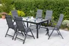 Merxx Gartenmöbel Set Taviano 7tlg., 6 Klappsessel, Tisch Produktbild-Vorschau 2