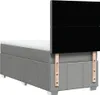 Boxspringbett mit Matratze Hellgrau 100x200 cm Stoff, Produktbild-Vorschau 6