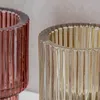 4er Set Kerzenständer Glas Rot Grün Stabkerzen Produktbild-Vorschau 5