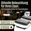 Solar Zaunleuchte Zaunlicht Außenbeleuchtung Garten mit Produktbild-Vorschau 2