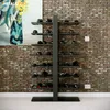 MetaloPro Weinregal Corse – Schwarzes Metall-Flaschenregal Produktbild-Vorschau 7
