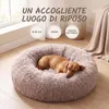 IvoQ Cuccia Rotonda per Cani Ø 60 cm – Cuccia Fluffy Donut Anteprima dell’immagine prodotto 6