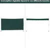 Two images of a green awning, one fully extended and one partially extended, against a white background. Produktbild-Vorschau
