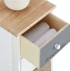 Kommode SALVA aus leichtem Paulowinaholz, weiß - schmaler Produktbild-Vorschau 6