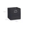 Úložný box Zeller 30,0 l černý 32,0 x 32,0 x 32,0 cm Náhled obrázku produktu 5