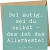 Mr. & Mrs. Panda Klappkarte Spruch Mutig zu sich selbst Produktbild-Vorschau 1