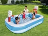 Bestway® Family Pool Basketball 251 x 168 x 102 cm, eckig Produktbild-Vorschau 17