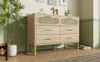Sweiko Rattan kommode Sideboard mit 6 Schubladen, Produktbild-Vorschau 18