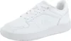 A white Champion Rebound 2.0 Low sneaker is shown from a side angle against a white background. Podgląd zdjęcia produktu