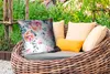 MuchoWow® Outdoor Kissen - Blumen - Rosen - Aquarell - Produktbild-Vorschau 3