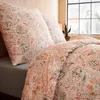 Estella Mako-Satin Bettwäsche 135x200 Nikola orange Paisley Produktbild-Vorschau 5