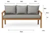 Gartenkissen Set grau – 170x50 + 3x60x50 cm Gartenkissen Produktbild-Vorschau 3