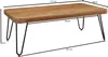 FineBuy Couchtisch Akazie Massivholz 115 cm · Rechteckiger Produktbild-Vorschau 3
