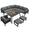 Ensemble de mobilier de jardin pour 8 personnes / structure Voir les images du produit 13