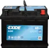 EXIDE STOP & START AGM Starterbatterie 12V 60Ah 680A/EN L2 Produktbild-Vorschau 3