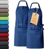 2er Pack EllaTex Kochschürze Latzschürzen 100% Baumwolle Produktbild-Vorschau 1