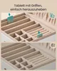 SONGMICS Schmuckkästchen, 2 Ebenen, Schmuckaufbewahrung, Produktbild-Vorschau 5