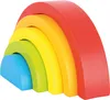 Blocchi da costruzione in legno arcobaleno Anteprima dell’immagine prodotto 2