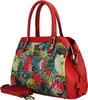 Laura Vita Damen Henkeltasche Umhängetasche Blumen Muster Produktbild-Vorschau 6
