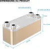 Wiltec Échangeur de chaleur thermique avec 30 plaques – 191 Voir les images du produit 6
