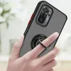 Redmi Note 10S Hülle, Ring Halter Ständer Matte Transluzent Produktbild-Vorschau 5