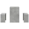 Three concrete-colored blocks are arranged in a line against a white background. The middle block is taller than the two outer blocks. Voir les images du produit