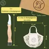 Eli®Couteau à champignons avec brosse et sac en coton pour Voir les images du produit 6