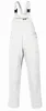 A white pair of overalls is shown against a white background. Produktbild-Vorschau